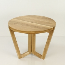 Konferenční stolek Mollen, 60 cm, dub - 2