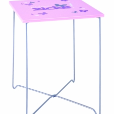 Konferenční stolek Nash II., 51 cm, růžová - 1
