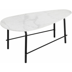 Konferenční stolek Naya, 110 cm, bílá