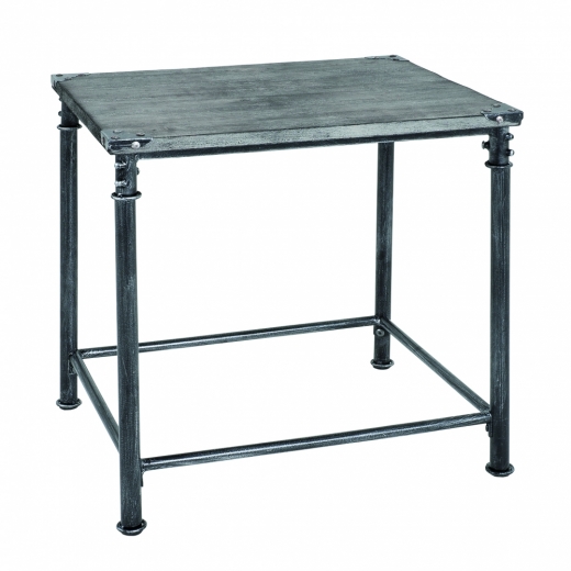 Konferenční stolek Nels, 52 cm, antická černá - 1