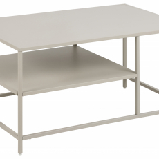 Konferenční stolek Newcastle I., 90 cm, světle šedá - 1