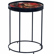 Konferenční stolek Newman, 47 cm, červená - 1