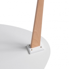 Konferenční stolek Norse, 80 cm, bílá - 2