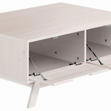 Konferenční stolek Ohaia, 100 cm, bílá - 2