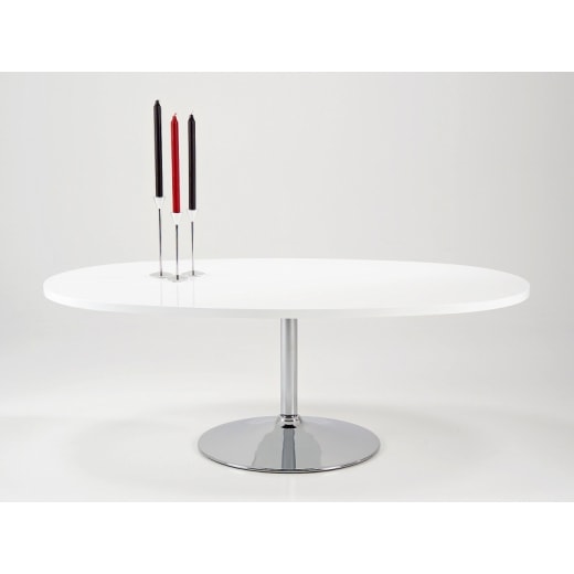Konferenční stolek oválný Organic 140 cm - 1