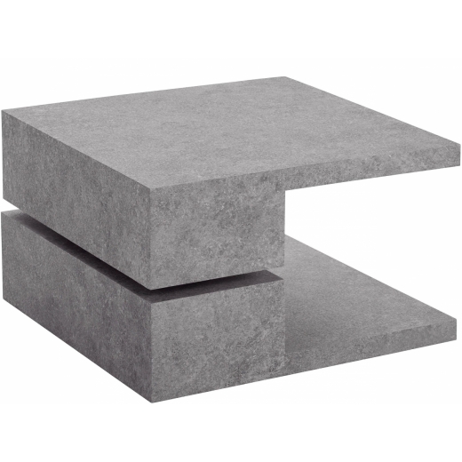 Konferenční stolek Pac, 60 cm, pohledový beton - 1