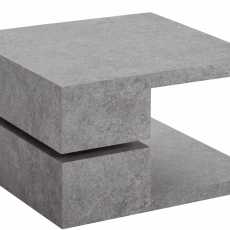 Konferenční stolek Pac, 60 cm, pohledový beton - 1