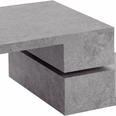 Konferenční stolek Pac, 60 cm, pohledový beton - 4