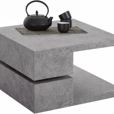 Konferenční stolek Pac, 60 cm, pohledový beton - 5
