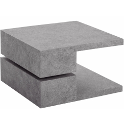 Konferenční stolek Pac, 60 cm, pohledový beton