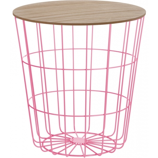 Konferenční stolek Pavola 2, 39 cm, růžová - 1