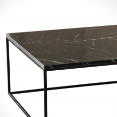 Konferenční stolek Poly, 75 cm, černá - 5