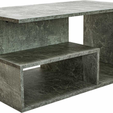 Konferenční stolek Prima, 90 cm, tmavý beton - 1