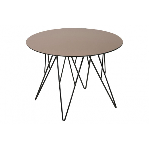 Konferenční stolek Prunus, 80 cm, bronzová - 1
