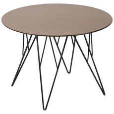 Konferenční stolek Prunus, 80 cm, bronzová - 1