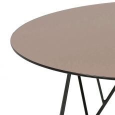 Konferenční stolek Prunus, 80 cm, bronzová - 3