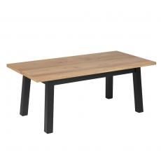 Konferenční stolek Rachel, 117 cm, černá/dub - 1
