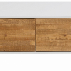 Konferenční stolek Rafell, 100 cm, bílá / borovice - 2
