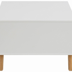 Konferenční stolek Rafell, 100 cm, bílá / borovice - 3