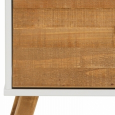 Konferenční stolek Rafell, 100 cm, bílá / borovice - 5