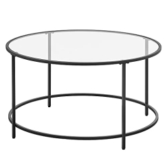 Konferenční stolek Rion, 84 cm, černá