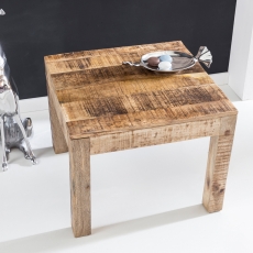 Konferenční stolek Rustica 60 cm, mangové dřevo - 5