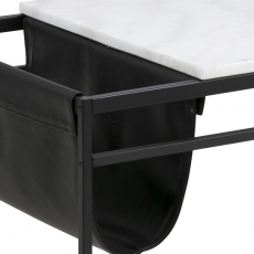 Konferenční stolek s mramorovou deskou Alya, 115 cm - 3