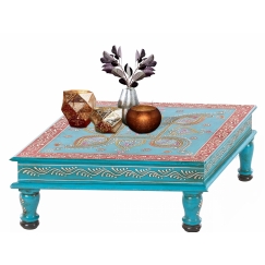 Konferenční stolek Sara, 40 cm, modrá