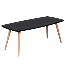 Konferenční stolek Scanio, 110 cm, černá/buk - 2