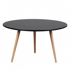 Konferenční stolek Scanio, 80x45 cm, černá/buk - 2