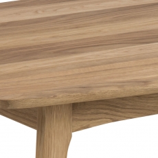 Konferenční stolek se zásuvkou Emina, 130 cm, dub - 4