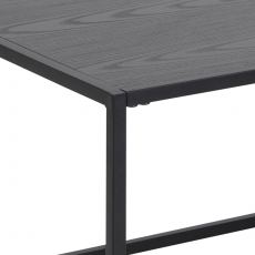 Konferenční stolek Seaford, 110 cm, černá - 6