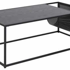 Konferenční stolek Seaford, 110 cm, černá - 5