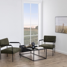 Konferenční stolek Seaford, 110 cm, černá - 10