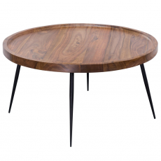 Konferenční stolek Sebas, 75 cm, sheesham - 7