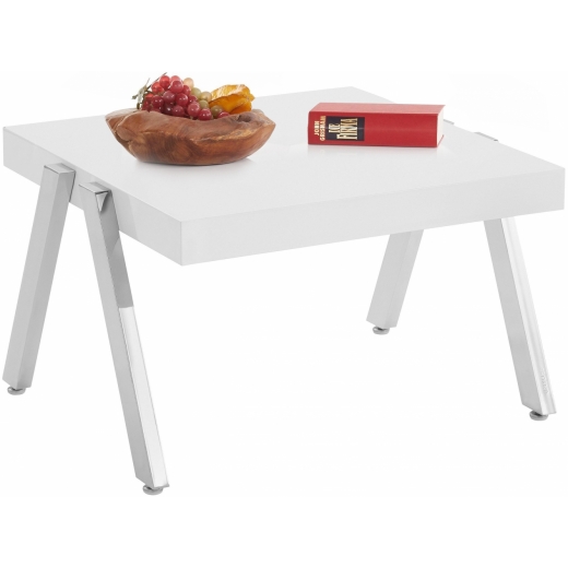Konferenční stolek Sera, 66 cm, bílá - 1