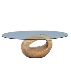 Konferenční stolek skleněný Cosima, 120 cm - 2