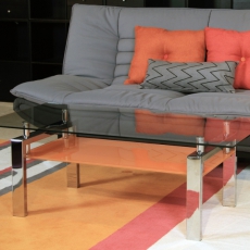 Konferenční stolek skleněný Orion, 120 cm - 3