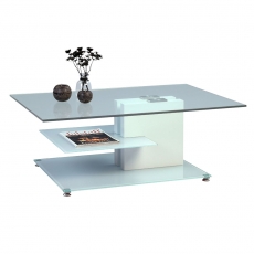 Konferenční stolek skleněný Ronda, 110 cm - 1
