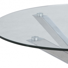Konferenční stolek skleněný Skyline, 82 cm - 2