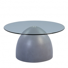 Konferenční stolek skleněný Tudor, 90 cm - 1