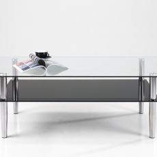 Konferenční stolek skleněný Villa, 140 cm - 1