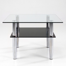 Konferenční / noční stolek skleněný Villa, 70 cm - 1