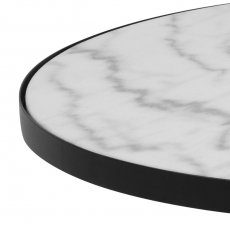 Konferenční stolek Soli, 66 cm, černá/bílá - 9