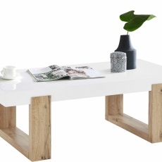 Konferenční stolek Solide, 120 cm, bílá - 4