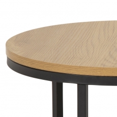 Konferenční stolek Spiro (SADA 2ks), 80 cm, přírodní - 7