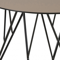 Konferenční stolek Stark, 55 cm, sklo bronz - 4