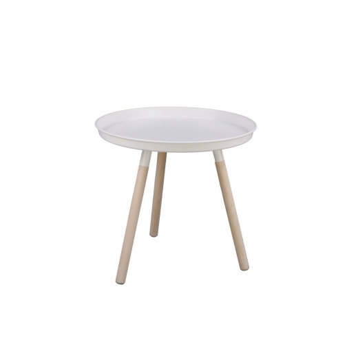 Konferenční stolek Stave, 50,5 cm, bílá - 1