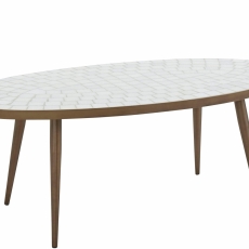 Konferenční stolek Stephanie, 60 cm, bílá - 2
