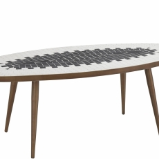 Konferenční stolek Stephanie, 60 cm, hnědá - 1